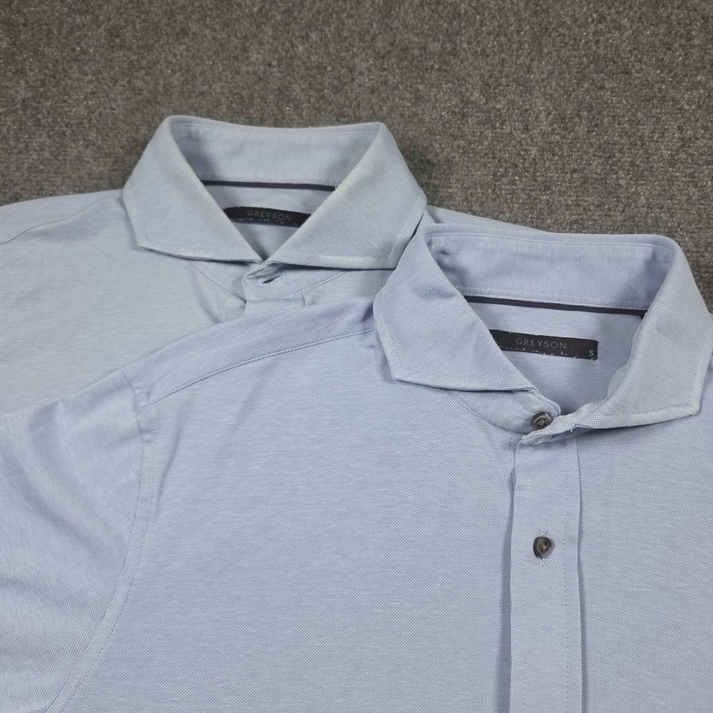 Greyson Performance Brrr Shirt Mens S Blue Long Sleeve Button Up Lot Of 2